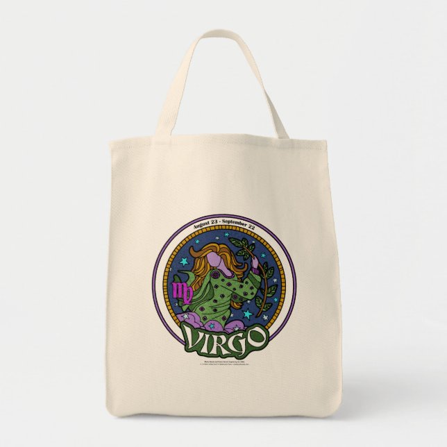 Bolso De Tela TOTE Virgo Grocery del NP (Frente)
