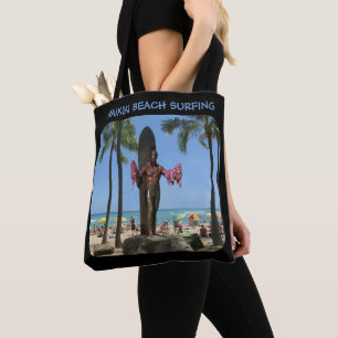 Bolso De Tela Tote Waikiki Beach