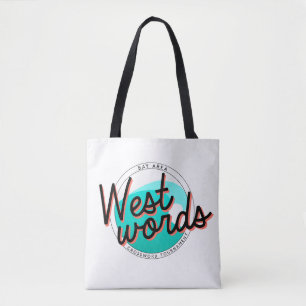 Bolso De Tela Tote Westwords (fondo de luz/personalizable)