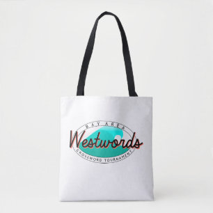 Bolso De Tela Tote Westwords (fondo de luz/personalizable)