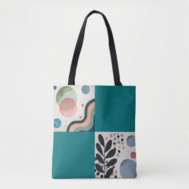 Bolso De Tela Tote Whimsical Harmony (Anverso)