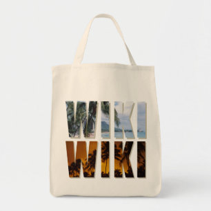Bolso De Tela tote "Wiki-Wiki" (¡Date prisa!)