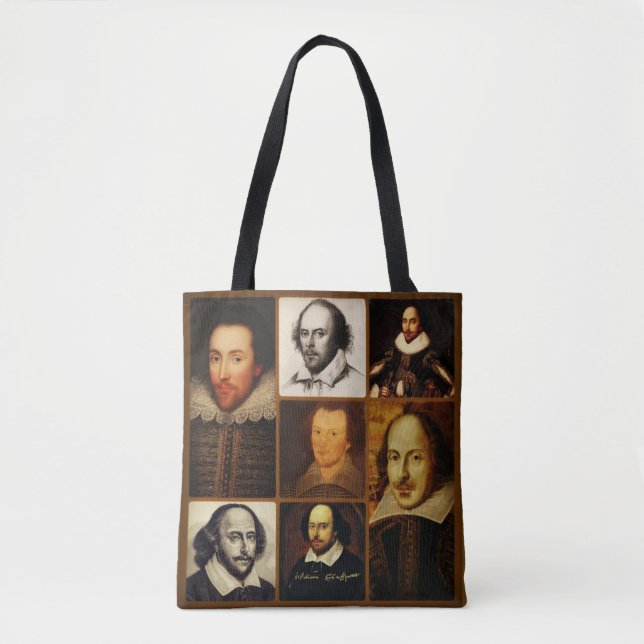 Bolso De Tela Tote William Shakespeare Polyester (Anverso)