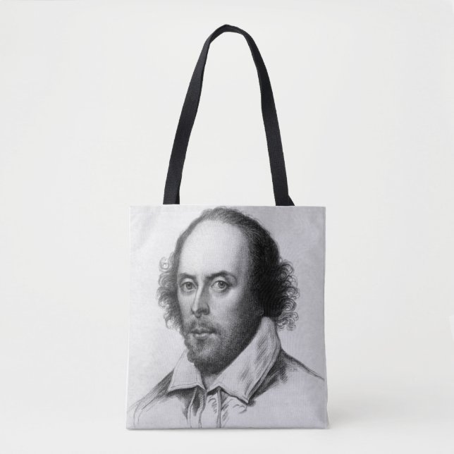Bolso De Tela Tote William Shakespeare Polyester (Anverso)