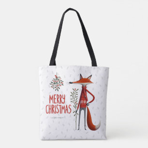Bolso De Tela Tote Winter Woodland Fox
