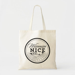 Bolso De Tela Tote Wisconsin Nice