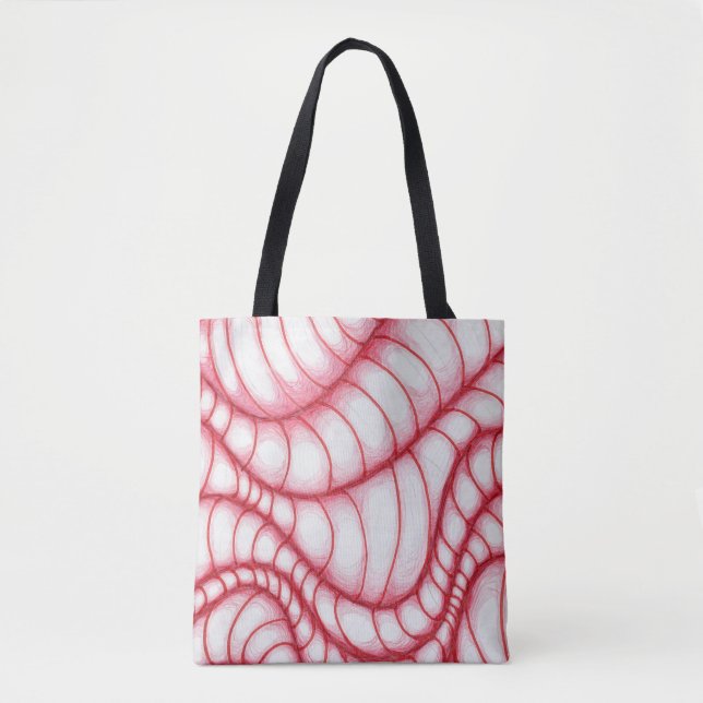 Bolso De Tela Tote Worms de ilusión (Anverso)