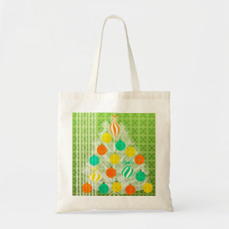 Bolso De Tela Tote Xmas de mediados del siglo