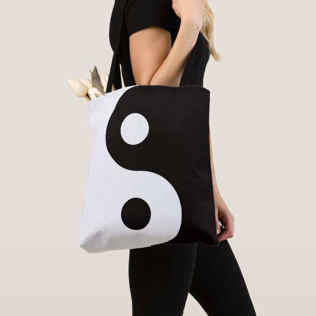 Bolso De Tela Tote Ying Yang (Detalle)