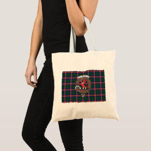 Bolso De Tela Tote Young Clan Badge Tartan