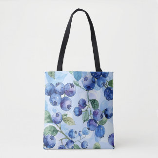 Bolso De Tela Totebag Blueberries - Todo impreso