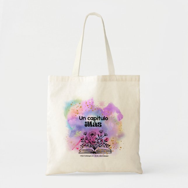 Bolso De Tela ToteBag Creativa para Lectoras (Frente)