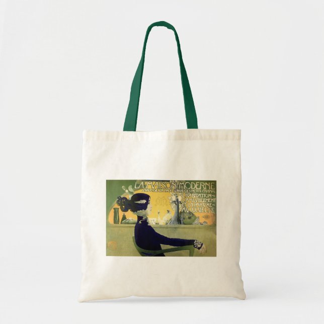 Bolso De Tela Totebag de lienzo: Art Nouveau - La Maison Moderne (Frente)