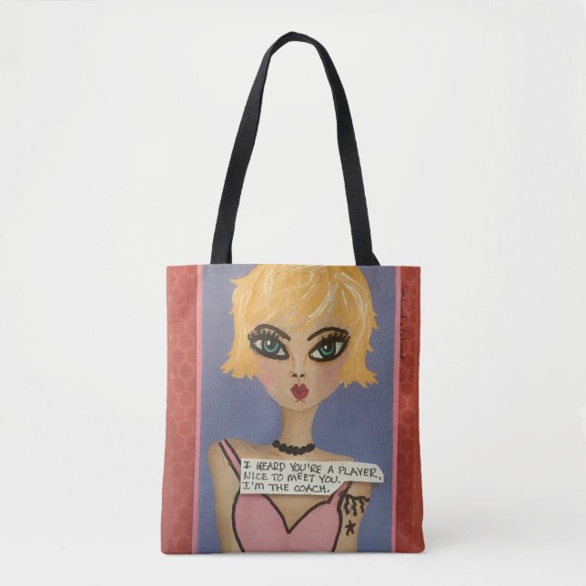 Bolso De Tela Totebag- I OYÓ que USTED es UN JUGADOR (Anverso)
