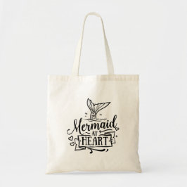 Bolso De Tela Totebag - Sirena en el corazón