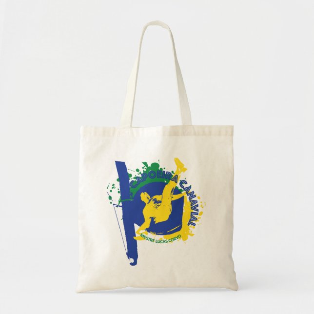 Bolso De Tela tótem canavial de capoeira (Frente)