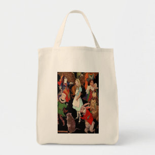 BOLSO DE TELA TOTES - ALICIA EN WONDERLAND CARRY ALL - ESCUELA