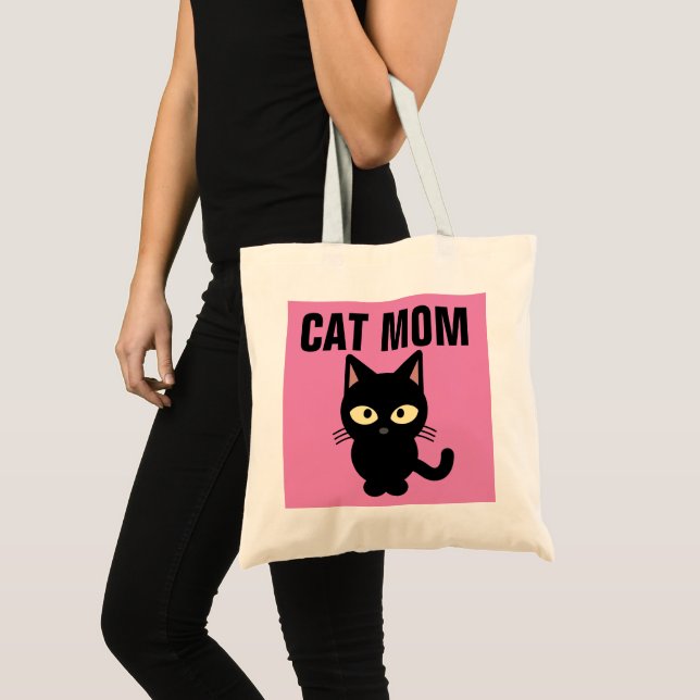 BOLSO DE TELA TOTES CAT MOM (Anverso (producto))
