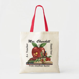 Bolso De Tela Totes de profesores - Gusano de libros