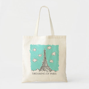 Bolso De Tela Totes de texto del personalizado de Ilustracion de