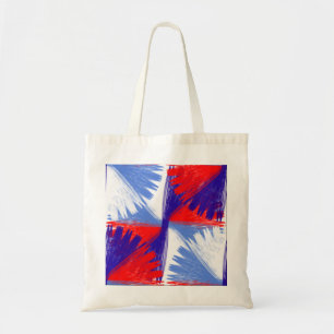 BOLSO DE TELA TOTES DE TRANSPORTE ROJO, BLANCO, AZUL PATRIOTA - 