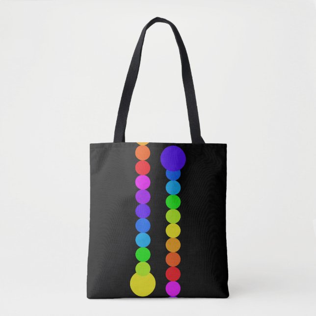 Bolso De Tela Totes del arco iris de la diversidad del ORGULLO (Anverso)