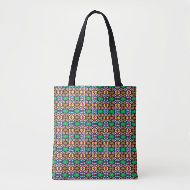Bolso De Tela Totes Elegantes: Diseños Impresos de Moda (Anverso)