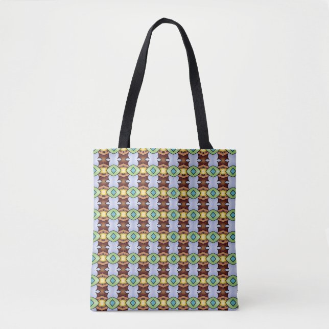 Bolso De Tela Totes Elegantes: Diseños Impresos de Moda (Anverso)