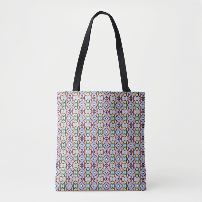 Bolso De Tela Totes Elegantes: Diseños Impresos de Moda (Anverso)