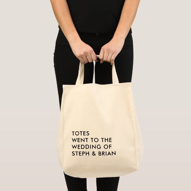 Bolso De Tela Totes personalizados fueron al Boda, Bag de bienve (Anverso (producto))