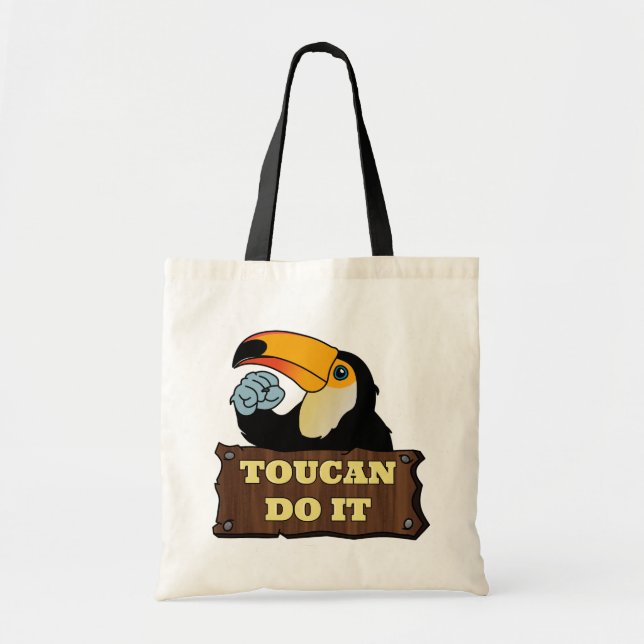 Bolso De Tela Toucan Do It | (Frente)