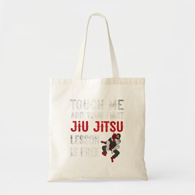Bolso De Tela Touch Me y su primera lección de Jiu Jitsu es (Frente)