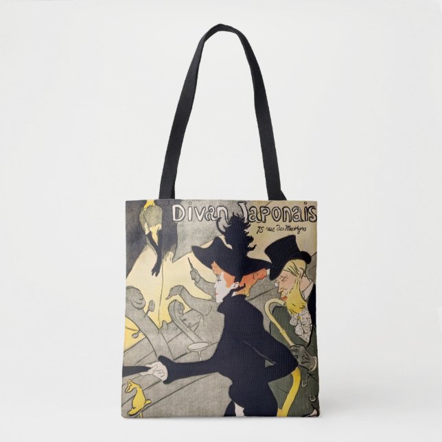 Bolso De Tela Toulouse-Lautrec - Divan Japonais (Anverso)