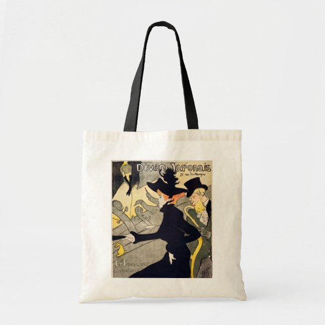 Bolso De Tela Toulouse-Lautrec - Divan Japonais (Frente)