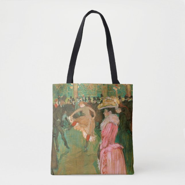 Bolso De Tela Toulouse-Lautrec - En el Rouge, la danza (Anverso)