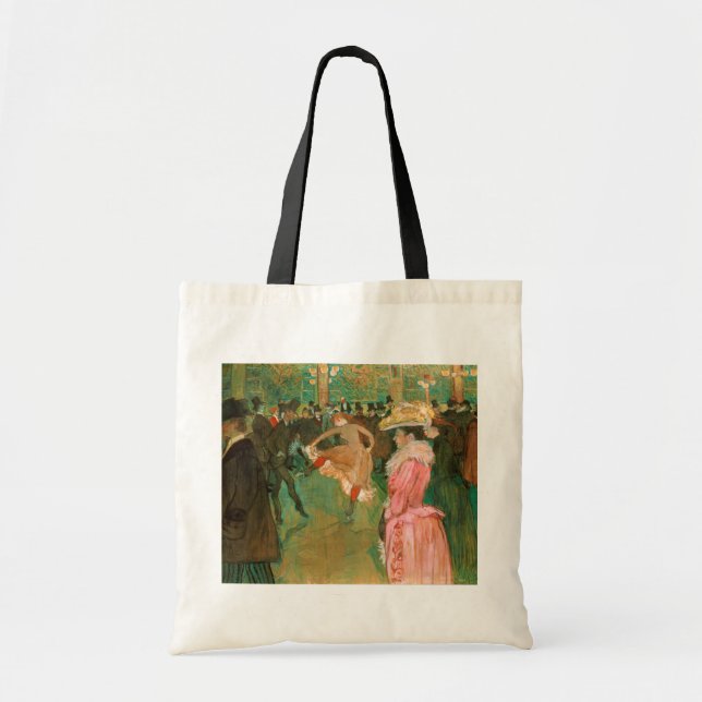 Bolso De Tela Toulouse-Lautrec - En el Rouge, la danza (Frente)
