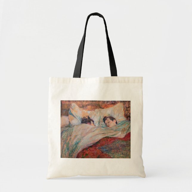 Bolso De Tela Toulouse-Lautrec - La cama (Frente)