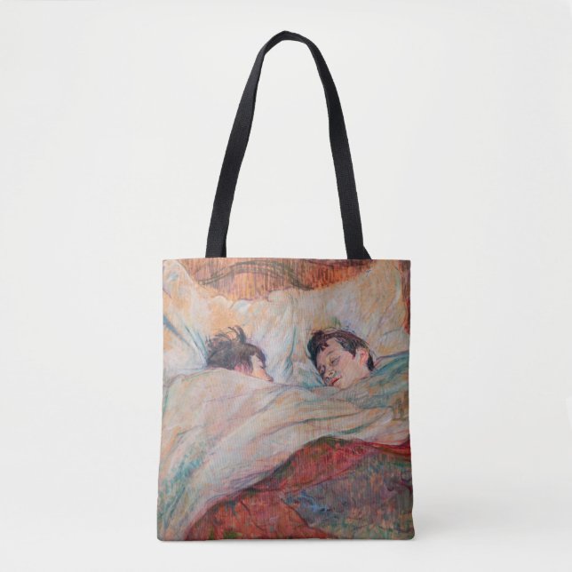 Bolso De Tela Toulouse-Lautrec - La cama (Anverso)