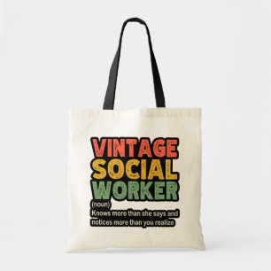 Bolso De Tela Trabajadora social veneciana trabajadora laboral d