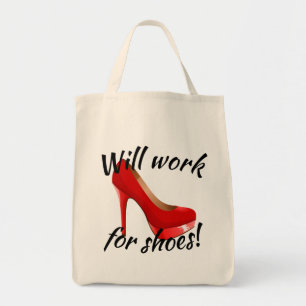 Bolso De Tela Trabajará para los zapatos de los tacones altos