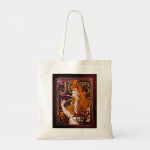 Bolso De Tela TRABAJO de Alphonse Mucha