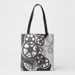 Bolso De Tela Trabajo de las ruedas del diente