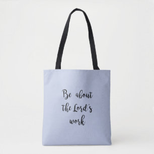 Bolso De Tela Trabajo del Señor - tote