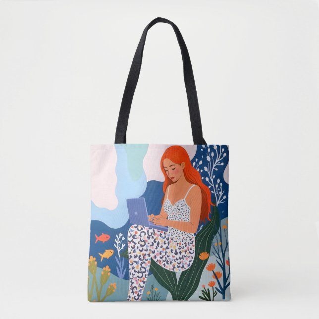 Bolso De Tela Trabajo desde casa (Anverso)