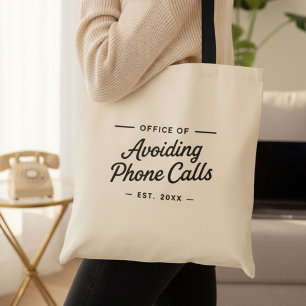 Bolso De Tela Trabajo divertido desde casa Humor de oficina 