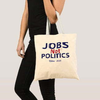 Bolso De Tela Trabajos No Política Trabajador Americano Patrióti