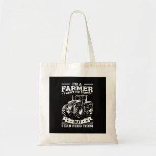 Bolso De Tela Tractor de Agricultura Divertido Soy un Granjero A