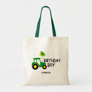 Bolso De Tela tractor de niño de cumpleaños