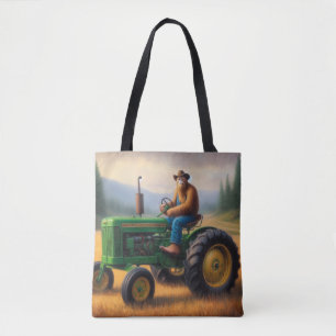 Bolso De Tela Tractor de pie grande