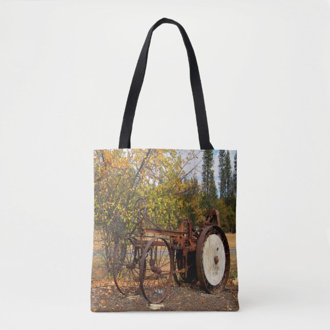 Bolso De Tela tractor histórico...... (Anverso)